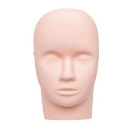 Silica Gel Practise Mannequin Head Line The Brows Cosmetology Professional Lash Mannequin Head For Makeup Training