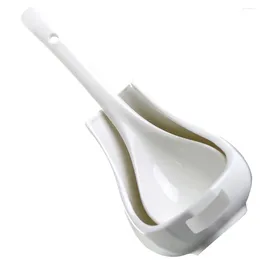 Spoons Spoon Holder Set Soup Ceramic Household Ladle Kitchen Counter Ceramics Small Rest Storage Utensils Heat-resistant