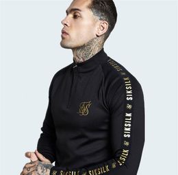 Sik Silk Spain Shirts Men SikSilk Long Sleeve T Shirt Men Autumn Sweatshirts Hip Hop Streetwear Sik Tshirt Silk Silk Sweatshirt MX9138858