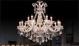 New Style LED Crystal Chandelier Lighting Fixture Luxury Large Crystal Lustres de cristal Living Room chandelier 1419982