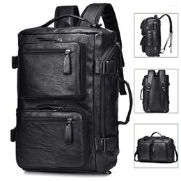 Backpack Men's Large Capacity Travel Business Trip Handbag Multi Functional Single Shoulder Crossbody Bag