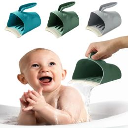 Baby Bath Waterfall Rinser Kids Shampoo Rinse Cup Bath Shower Washing Head Children Bathing Baby Shower Spoons Child Washing