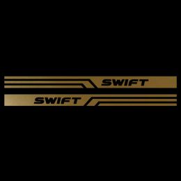 Side Skirt Sticker Racing Sport Decals Stripe Wraps Body Stickers For Suzuki Swift Sport Swift+ Twin Verona Vitara Breeza Vitara