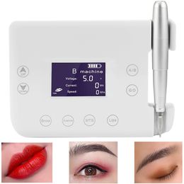 Permanent Makeup Machine Professional Kit Rotary Tattoo Machine PMU Pen Microblading Eyebrows Eyeliner Lip Supplies For Body Art