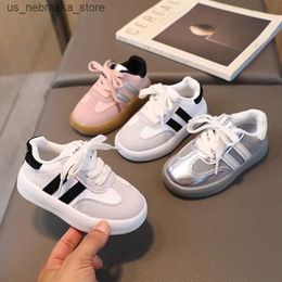 Sneakers Children Kids Fashion Design Casual Shoes Boys Girls Soft Sole Breathable Sport Shoe Non-slip Wear-resistant Flats Q240412