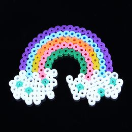 5mm Hama Bead Children Educational Jigsaw Puzzle Toys DIY Gift Food Grade EVA Fuse Beads 24 Colors Puzzle 1000 Pieces