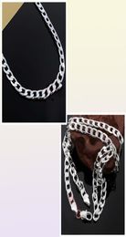 Chains 925 Sterling Silver 8mm 1624 Inch Men Necklace Side Chain Atmospheric Statement Gift Party 7767145