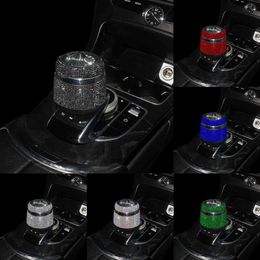 New 2024 Car Oil Fuel Filter 2024 Luxury Led Car Ashtray Cigarette Funny Cigar Ashtray Container Ashtray Gas Bottle Ash Tray Bling Car Accessories For Girls