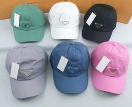 22SS Designer Cotton Baseball Caps for Lovers Fashion Mens Ladies Metal Style sports golf Cap Unisex Outdoor Peaked Sun hat Hip Ho5849778