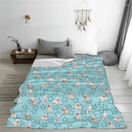 Blankets Golden Retriever Puppy Fleece Summer Cute Animal Multi-function Ultra-Soft Throw Blanket For Home Outdoor Rug Piece