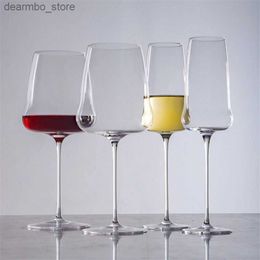 Wine Glasses Cloud Desin Ultra-thin Bordeaux Red Wine lass Crystal Thin Stem Burundy oblet Liht Luxury Weddin Party Champane Flute Cup L49