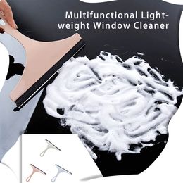 Cleaning Brush Silicone Multifunctional Handle Shower Squeegee Hanging Hole Window Cleaner Bathroom Kitchen Mirror Car