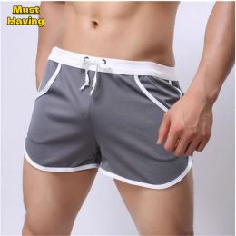 Shorts Mens Running Jogging Shorts Beach Swim Trunks Gym Athletic Fitness Workout Shorts with Split Hems Quick Dry Breathable 3 Inch