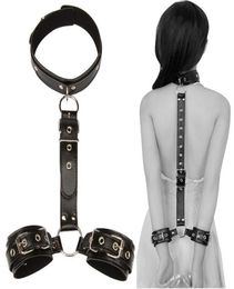 Sexy Handcuffs Collar Adult Games Fetish Flirting Bdsm Sex Bondage Rope Slave Sex Toys For Woman Couples Gay Erotic Accessories2057245