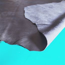 Soft Black Sheep Skin Material, DIY Handmade Leather Clothing, Leather Goods, Genuine Material, 0.5mm
