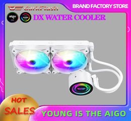 Fans Coolings DarkFlash PC Case Water Cooler Computer CPU Fan Cooling Radiator Integrated Liquid For Intel LGA 2011115xAM3AM49464873