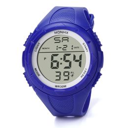 2023 Men'S Multifunctional Display Electronic Wristwatch Men'S Led Digital Alarm Sport Watch Silicone Military Quartz Wristwatch