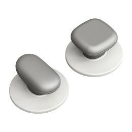 ABS Self-adhesive Square Drawer Knobs Cabinet Wardrobe Drawer Grey Small Handle New Design Easy to Install Furniture Hardware