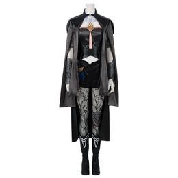 Fire Emblem Three Houses Byleth Beres Cosplay Costume Sexy Black Suit For Women Halloween Carnival Party Outfit