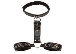 Sex Slave Collar with Handcuffs Fetish bdsm Bondage Restraints Hand Cuffs Adult Games Sex Products Sex Toys for Couples2680556