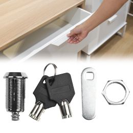 1set 16/20/25/30mm Drawer Cabinet Locks With 2 Keys Lock Furniture Hardware Door Cabinet Lock For Desk Letter Box Cam Locks