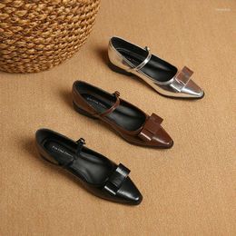 Casual Shoes Size 35-40 Pointed Toe With Bow Flats Low Heel Women's