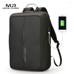 Backpack 15 Inch With USB Interface Password Lock Anti-theft Nylon Notebook Laptop Bags Case For Men Women Student