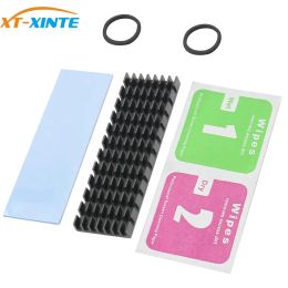 Cooling 10PCS Upgraded Heatsink Cooler Cool Fin Thermal Conductive Adhesive for M.2 for NGFF 2280 PCIE for NVME SSD Thickness 3/6mm