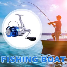 All-Metal Bearing Spinning Fishing Reel Long-Range Smooth Spinning Reels 5.2:1 Gear Ratio Universal for Sea Fishing Carp Fishing