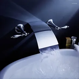 Bathroom Sink Faucets Yiyu Brand Waterfall Outlet With Cold And Water Facebasin Faucet