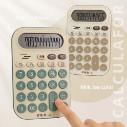 Calculators 12bit voice model calculator financial accounting office special multifunctional cute type calculator student calculator