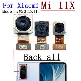 Original Front Rear Camera For Xiaomi Mi 11i Mi 11X Pro Frontal Selfie Back Main Camera Module Flex Cable Spare Parts