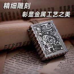 Decompression Toy Decompression Toy ACEDC Original Stamp Magnetic Push Card Snap Coin Necklace Portable Decompression Fingertip Toy Gift 240412