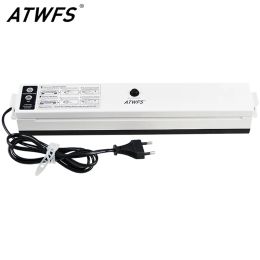 Machine ATWFS Vacuum Food Sealer 220V/110V Packaging Sealing Machine Kitchen Vaccum Sealer Packer with 15pcs Vacuum Bags for Food Saver