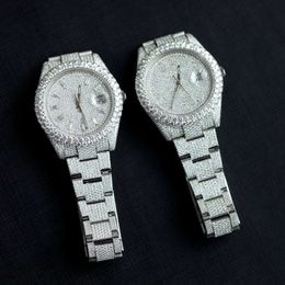 Luxury Looking Fully Watch Iced Out For Men woman Top craftsmanship Unique And Expensive Mosang diamond 1 1 5A Watchs For Hip Hop Industrial luxurious 2342