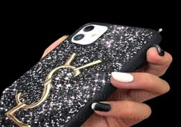 Luxurys Glitter Designer Phone Cases For Iphone 14Promax 14 13 Pro Max 14Max 12 11 XR XXS 7 8 Plus Designers Bling Sparkling Rhin4044061