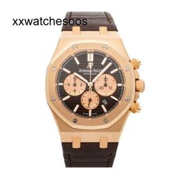 Top App Factory AP Automatic Watch AudemPigues Royal Oak Offshore Epic Time Code Watch Gold Inscription Mens Watch Watch 26331OR.OO.D821CR.01