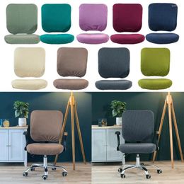 Chair Covers Spandex Stretch Seat Cover Bar Stool Slipcover Cushion Protector For Wedding Banquet Dining Room Party Office