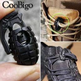 20pcs Plastic Cord Lock Stopper Toggle Spring Paracord Rope Clip Clasp DIY Outdoor Backpacks Sportswear Hat Shoelace Accessories