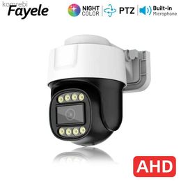 PTZ Cameras CCTV AHD 2MP PTZ Camera Full Color Night Vision UTC Coaxial BNC Audio RS485 PTZ Control TVI CVI 4in1 Analog Safety Camera C240412