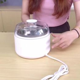 Makers Mini Automatic Electric Yoghourt Machine Household DIY Stainless Steel Yoghourt Container With Temperature Control Home Appliances
