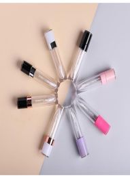 Packaging Bottles 6ml Cosmetic Pink Purple White Black Clear Empty Lipgloss Tubes Lip Gloss T jllWhb bdebag3233040