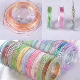 0.3mm Gradient Color Thread Cords Rope Macrame Cord For DIY Tassels Beading Shamballa Bracelet Necklace Braided String Line