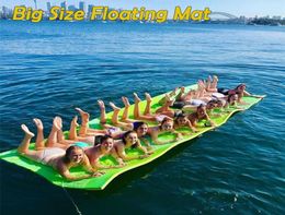 Inflatable Floats & Tubes Tear-Resistant Big Size Floating Pad Summer Outdoor XPE Swimming Pool Mat Water Bed For Sleep Blanket Float M6715277