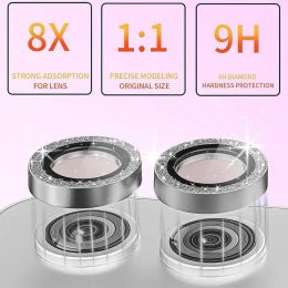 Camera Lens Screen Protector for Samsung Galaxy Flip 5 Anti Scratch Lens Protector with Metal Cover Decorative Accessories