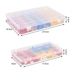 Electrical Wire Crimp Assorted Kit Insulated Cable Connector 280/480PCS Rolled Terminals Spade Butt Ring Lugs Fork Set