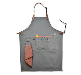 Senyue Chef Waiter Bakery Coffee Shop Barber Barbecue apron for Men039s and Women039s General Overalls Y2001049772706