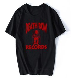 DEATH ROW RECORDS T Shirt Men High Quality Aesthetic Cool Vintage Hip Hop Tshirt Harajuku Streetwear Camisetas Hombre 2107144159827