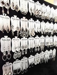 whole 30 pairs Dangle Earrings for Women Silver Plated Fashion Jewellery Party Gifts earrings Brand New drop Mix Styles4327939