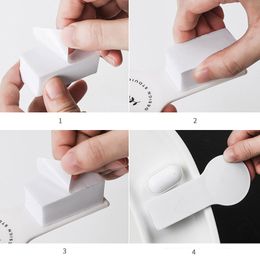 1 Pcs Nordic Toilet Seat Cover Lifter Self Adhesive Sanitary Closestool Cover Lift Handle Home Bathroom Toilet Accessories